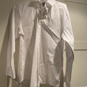 Men’s White Dress Shirt-Slim Fit